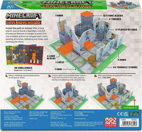 Minecraft Cave Adventure Puzzle (Logic game)