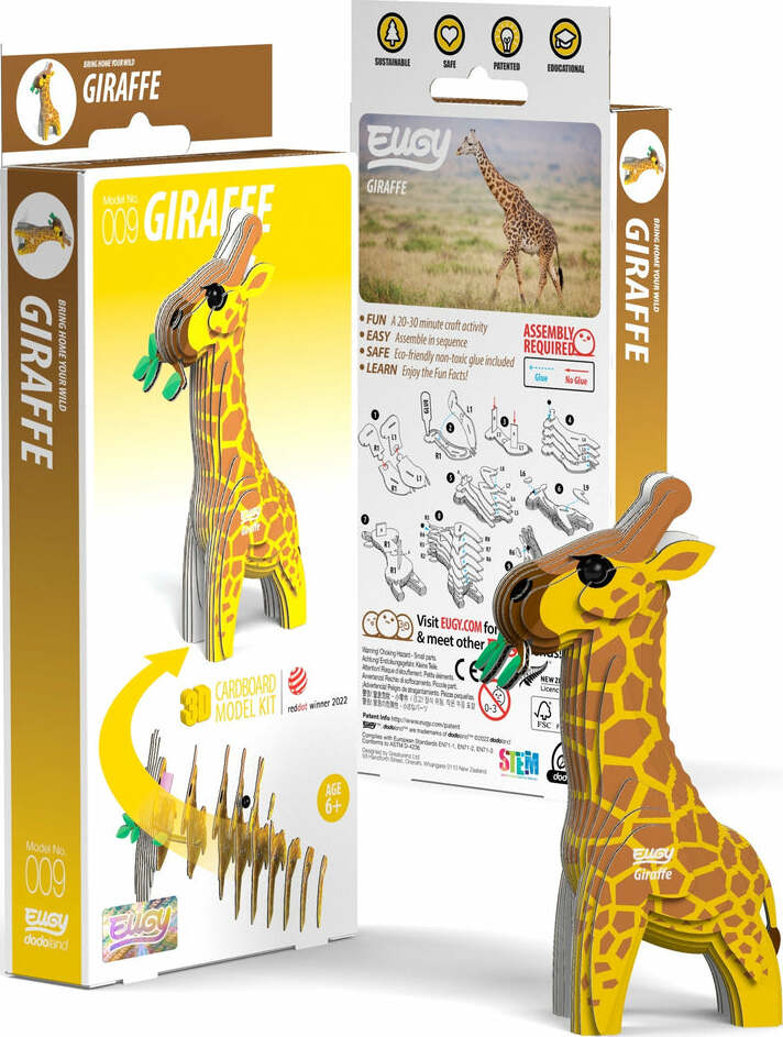 EUGY Giraffe 3D Puzzle