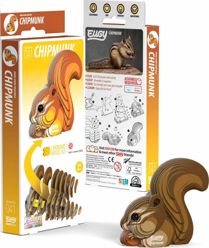 EUGY Chipmunk 3D Puzzle