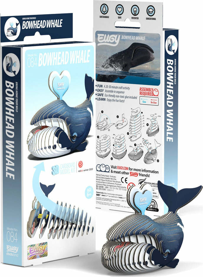 EUGY Bowhead Whale 3D Puzzle