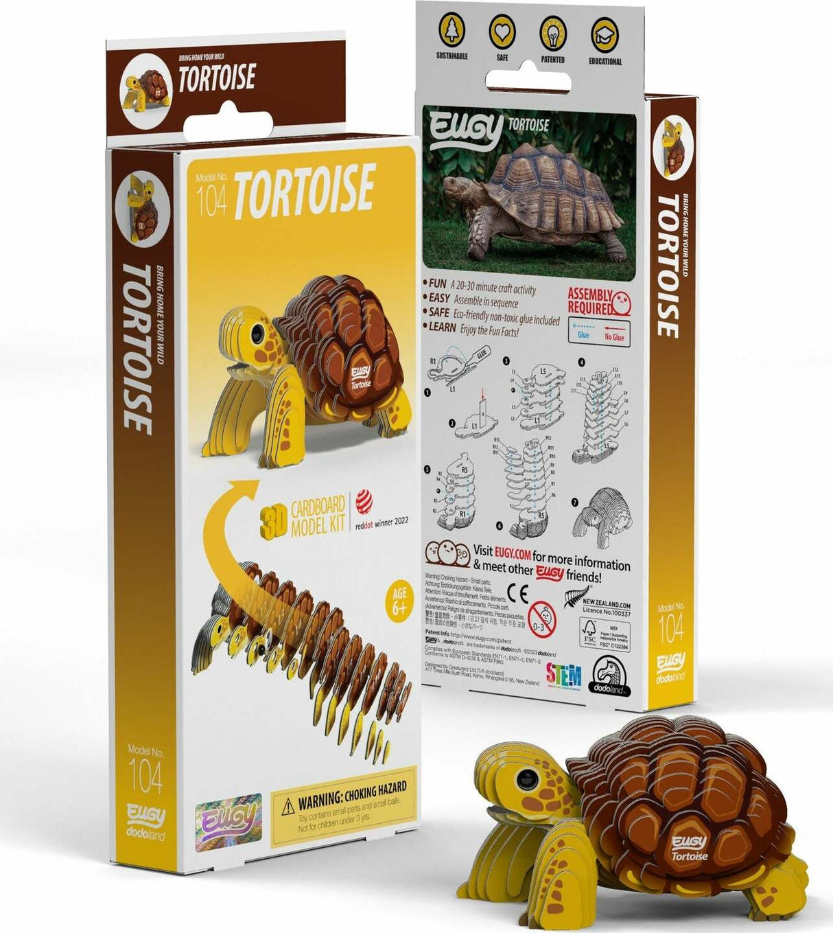 EUGY Tortoise 3D Puzzle