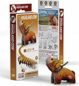 EUGY Highland Cow 3D Puzzle