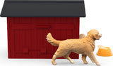 schleich FARM WORLD Dog Kennel with Golden Retriever