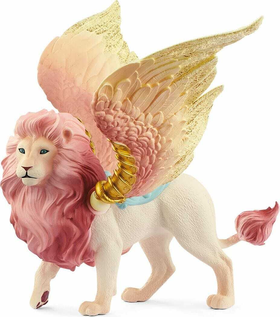 Fairy in Flight on Winged Lion