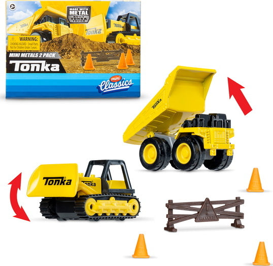 Tonka Mini Metals 2 Pack - Mini Classics – Dancing Bear Toys