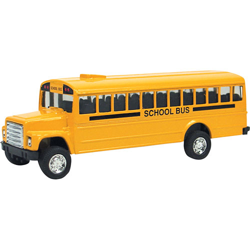 Diecast Bus, Pull-Back