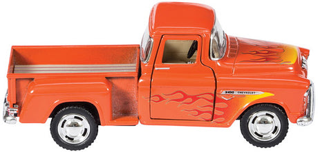 Diecast 55' Chevy Pickup Flames