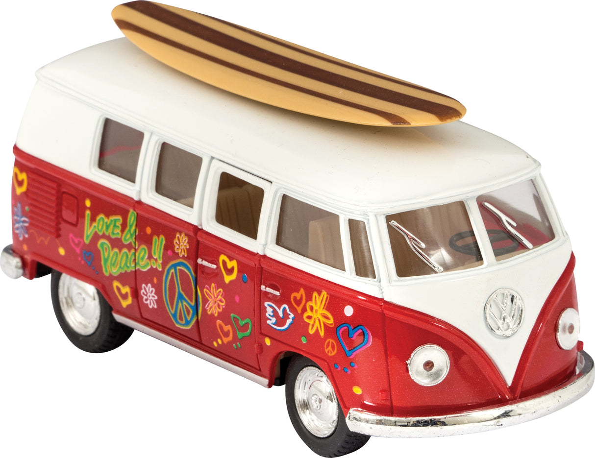 Diecast Vw Bus &Surfboard