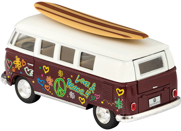 Diecast Vw Bus &Surfboard