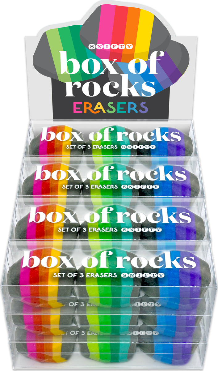 Box of Rocks Erasers – Dancing Bear Toys
