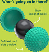Odds Silicone Fidget Magnets Green Dots