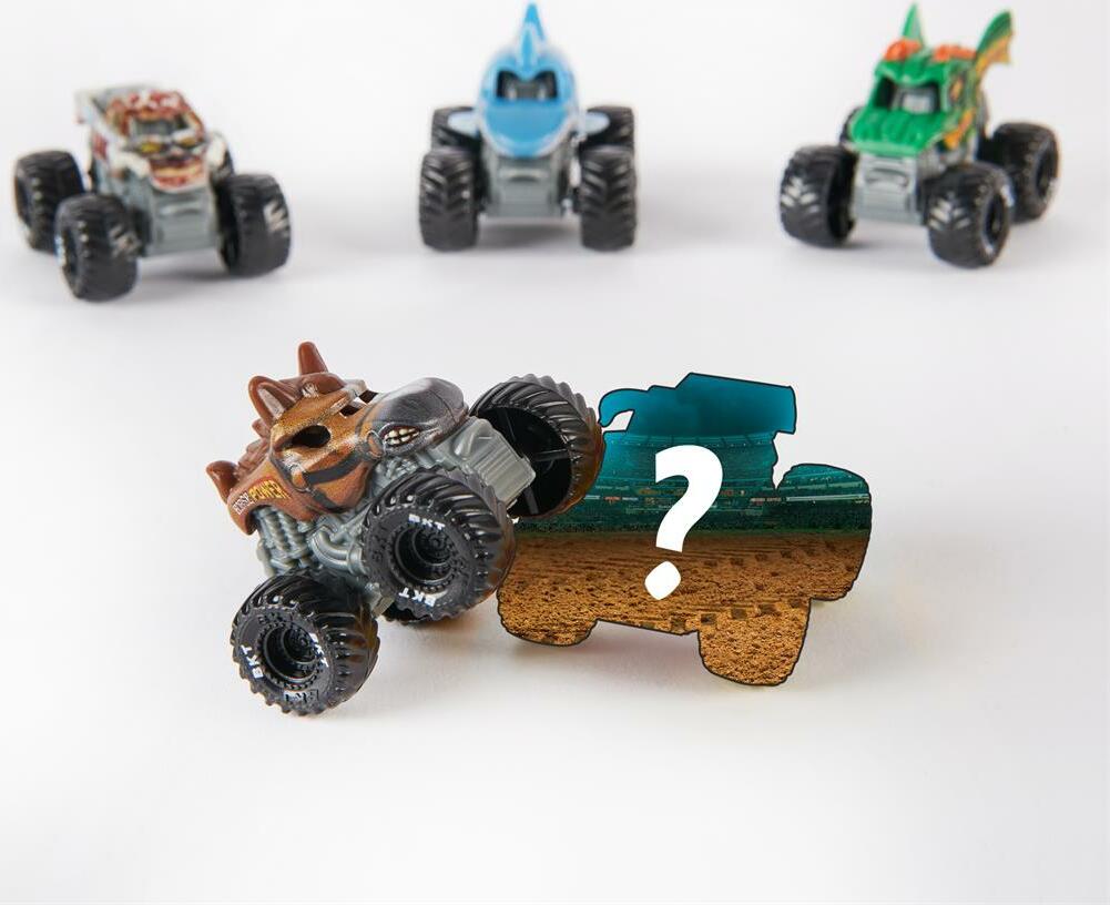 Monster Jam - Official Mini 5-Pack with Mystery Collectible Monster Truck - 1:87 Scale