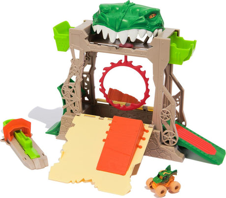 Monster Jam, Dragon Dungeon of Doom Playset, Mini Jams