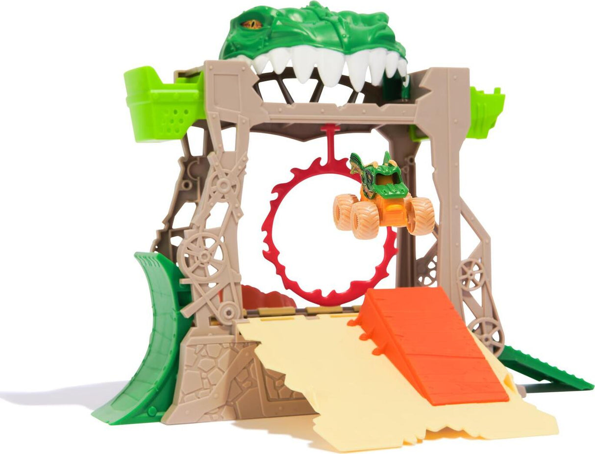 Monster Jam, Dragon Dungeon of Doom Playset, Mini Jams