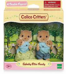 Calico Critters Splashy Otter Family