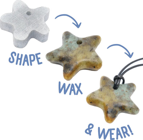 Sea Star Pendant Soapstone Carving Kit