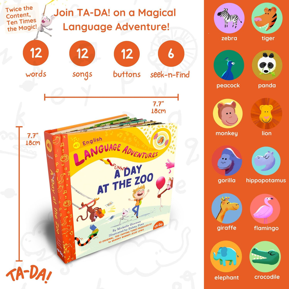 A Funny Day at the Zoo - Language Adventure Book (English)