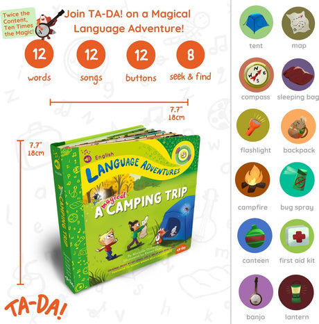A Magical Camping Trip - Language Adventure Book (English)