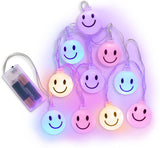 Choose Happy Happy Face LED String Lights