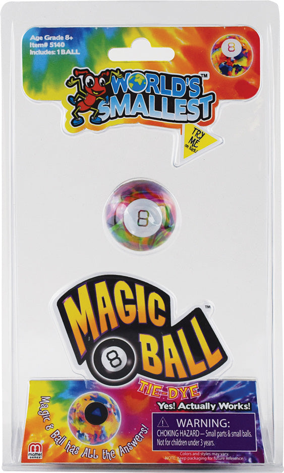 World's Smallest Magic 8 Ball Tie-Dye