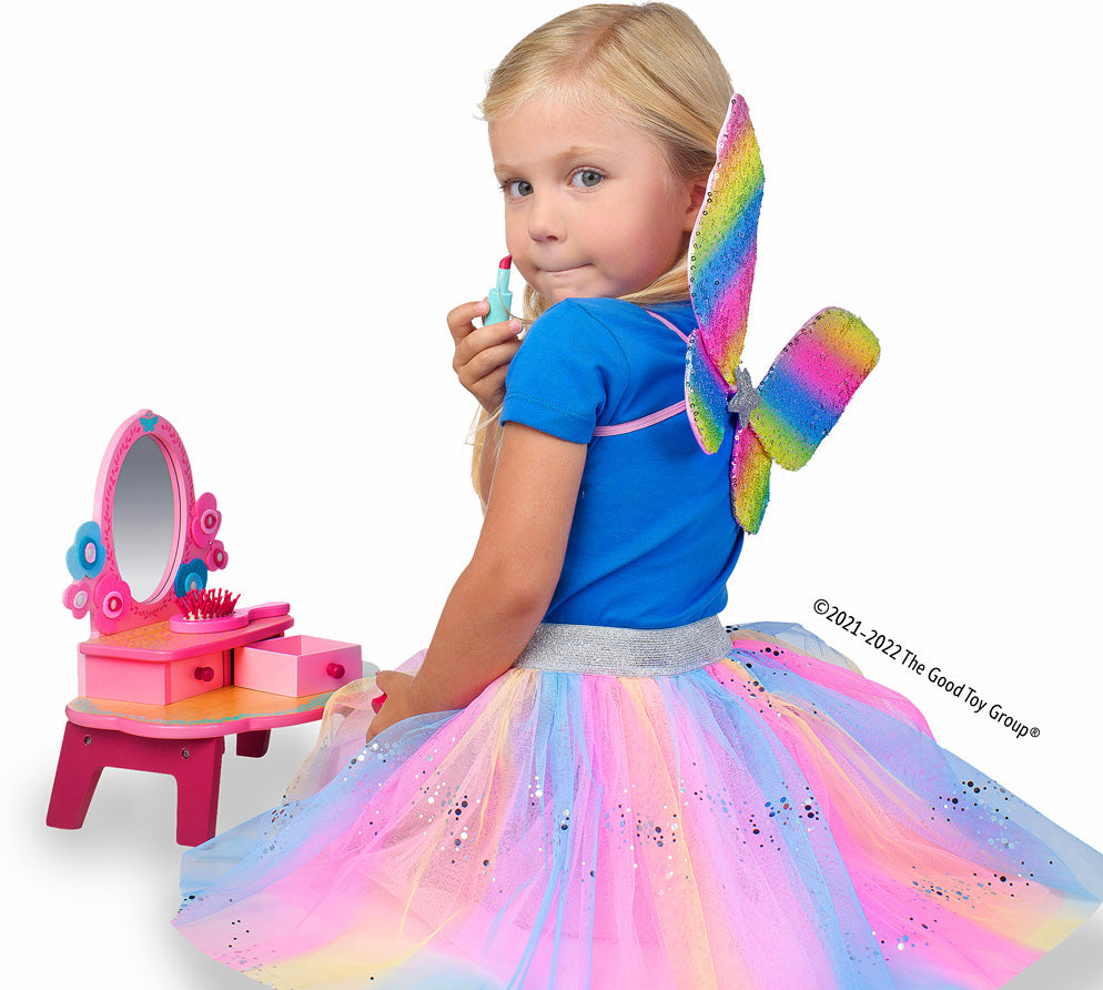 green emerald velvet dress Rainbow Fairy Dress main image 0