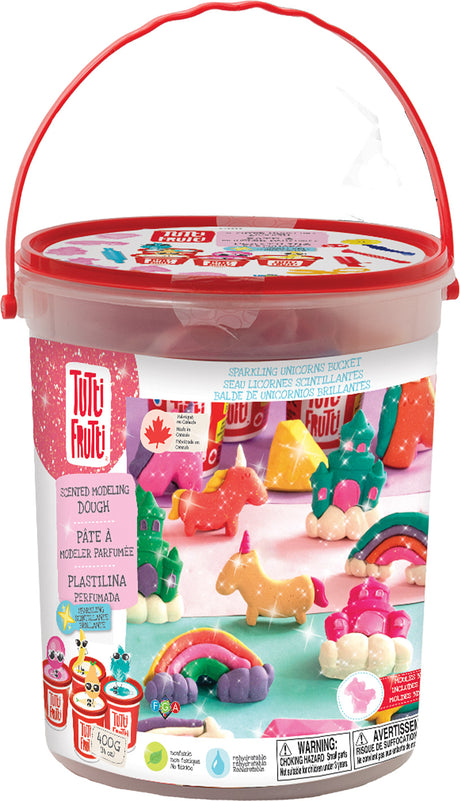 Tutti Frutti Dough Kit - Sparkling Unicorns Bucket