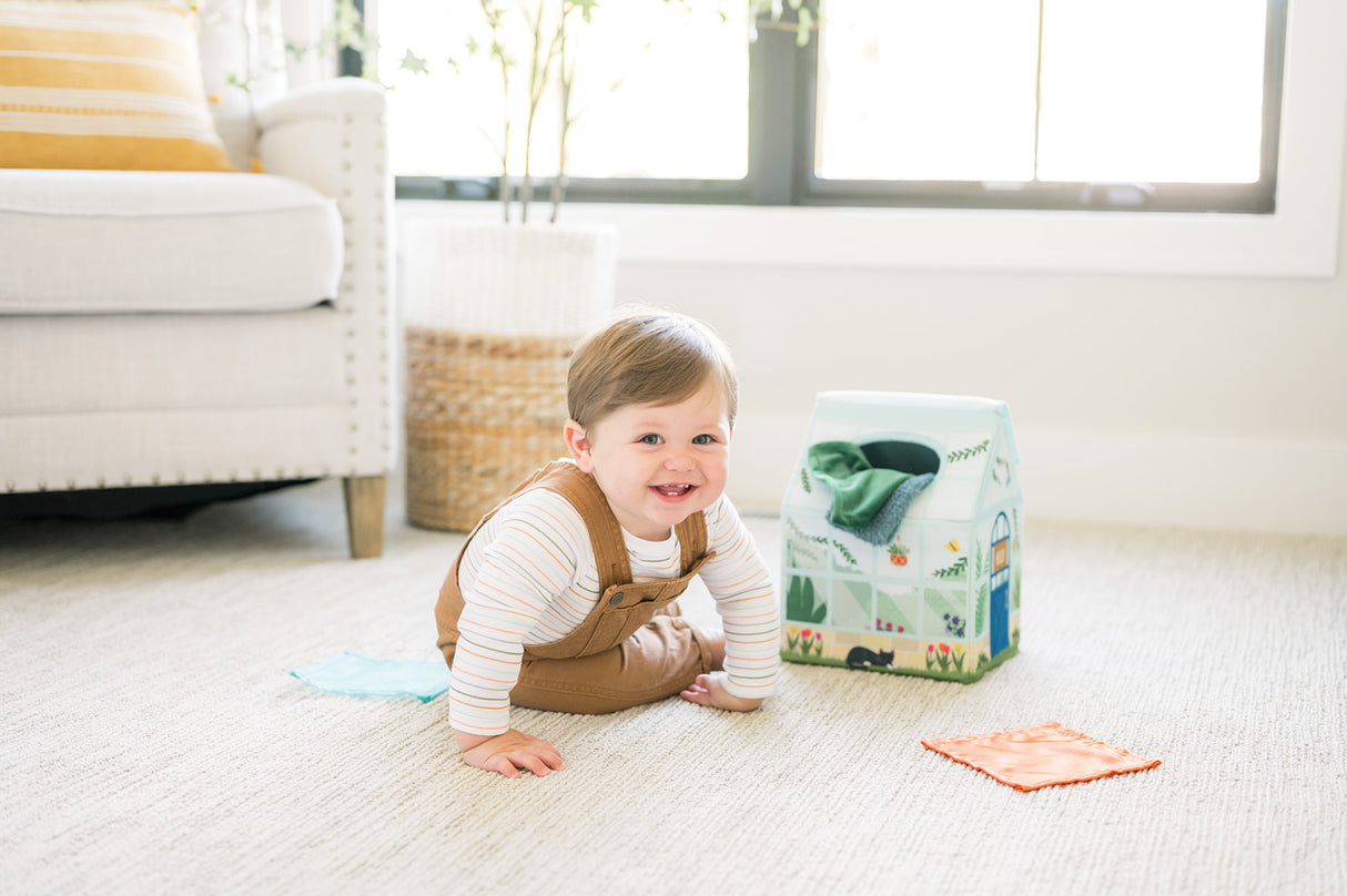 Sensory Sprouts Peek & Pull Tissue Box