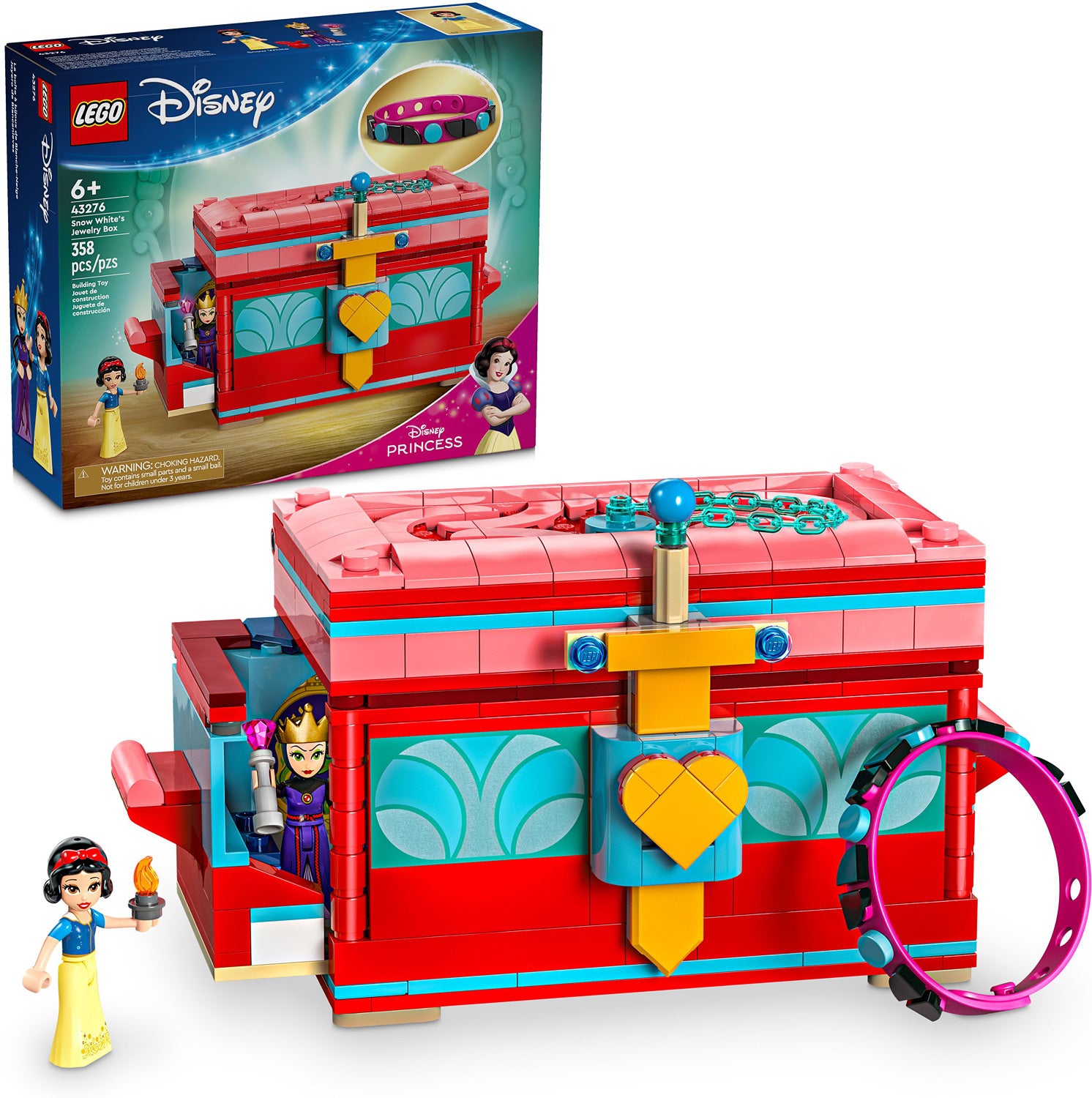 LEGO DISNEY PRINCESS Snow White's Jewelry Box – Dancing Bear Toys