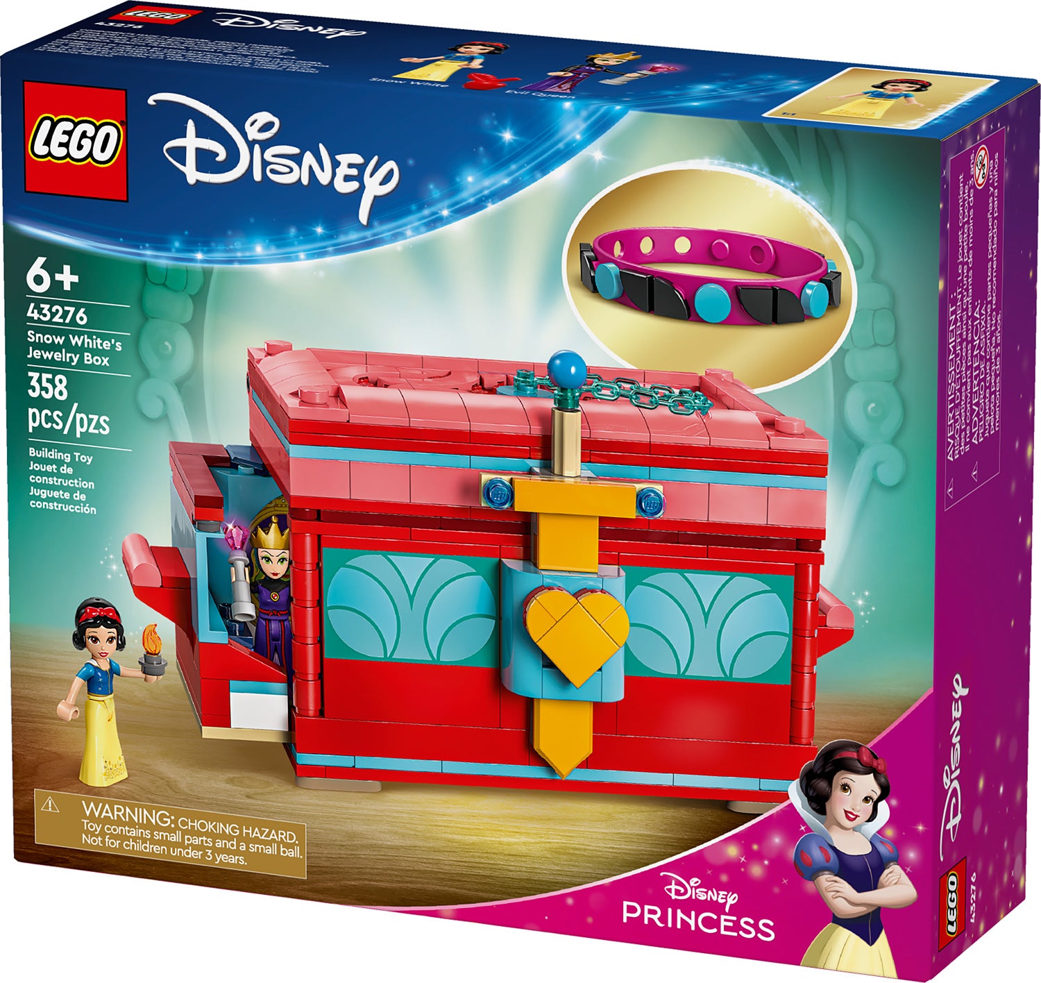LEGO DISNEY PRINCESS Snow White's Jewelry Box – Dancing Bear Toys