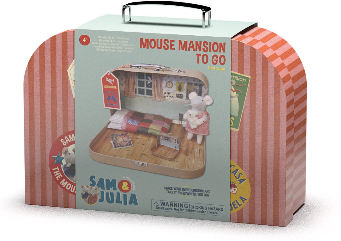 Sam & Julia - Mouse Mansion To Go Bedroom