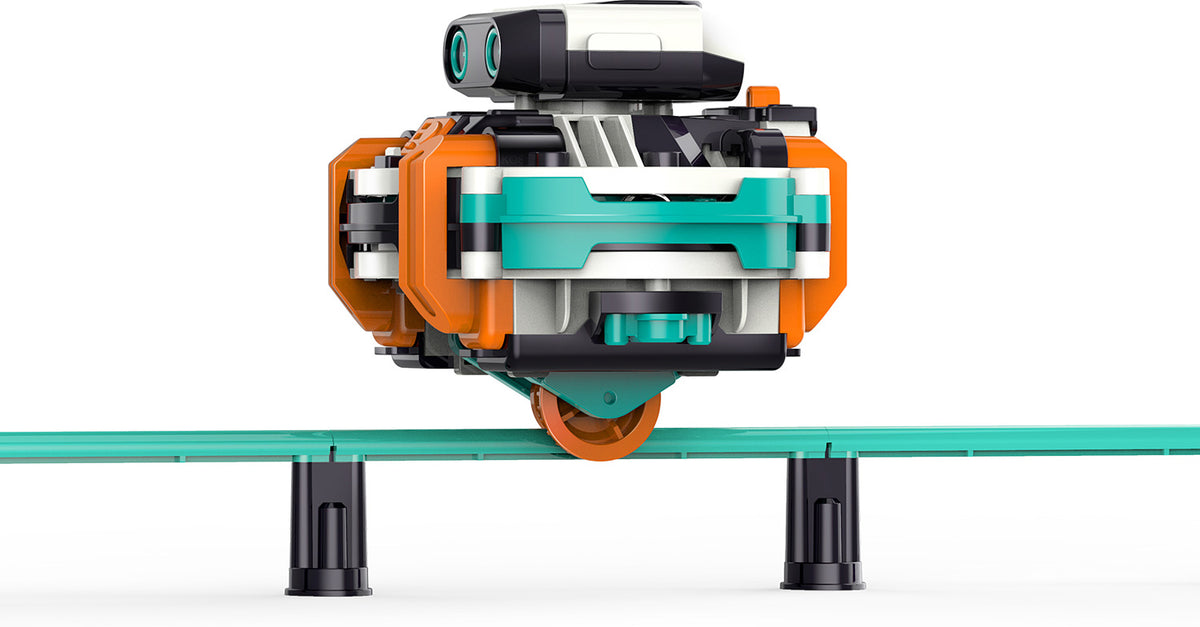 Robot Riding Inch Round Rail RoboRails: The Robot Monorail System – Dancing Bear Toys