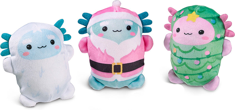 Bubble Stuffed Squishy Friends - A Very Axolotl Christmas