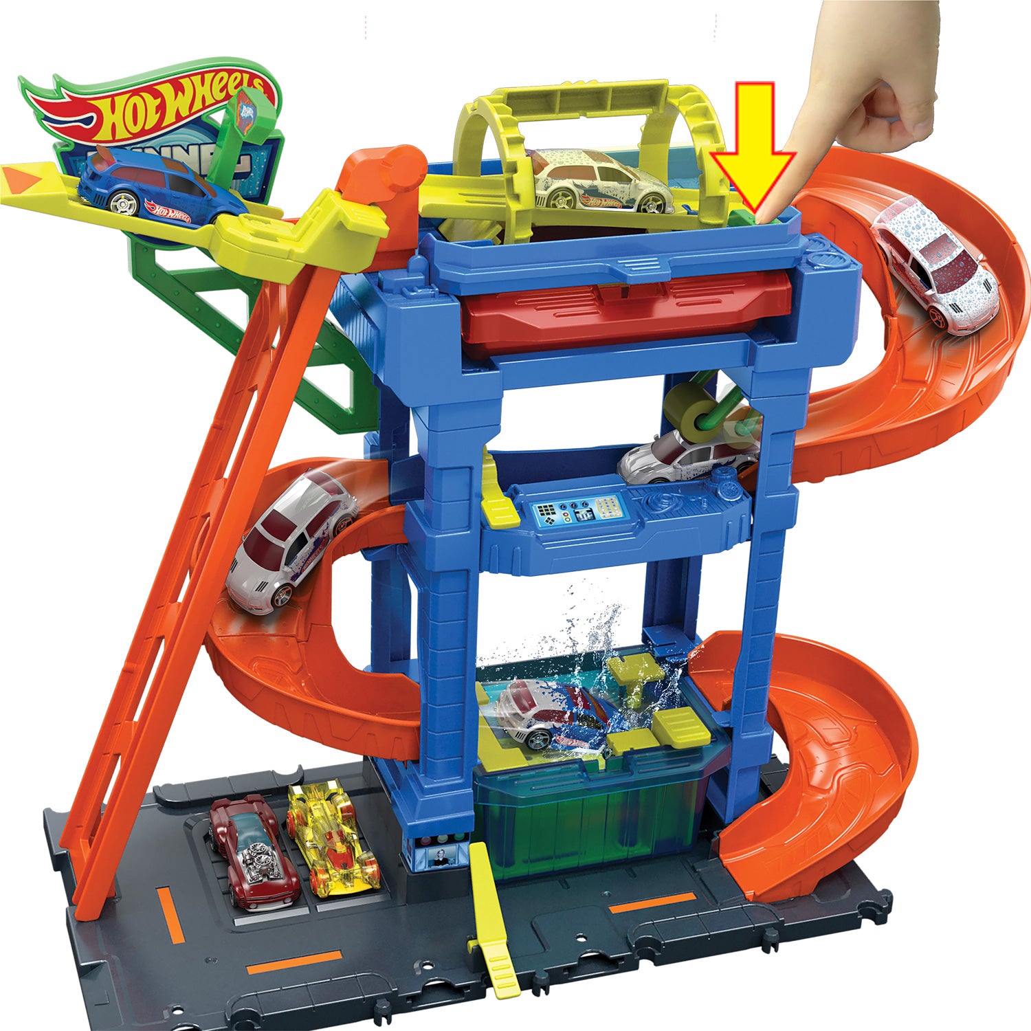 Hot Wheels Tunnel Twist Car Wash – Dancing Bear Toys