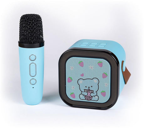 LED Wireless Karaoke Mini Microphone & Speaker