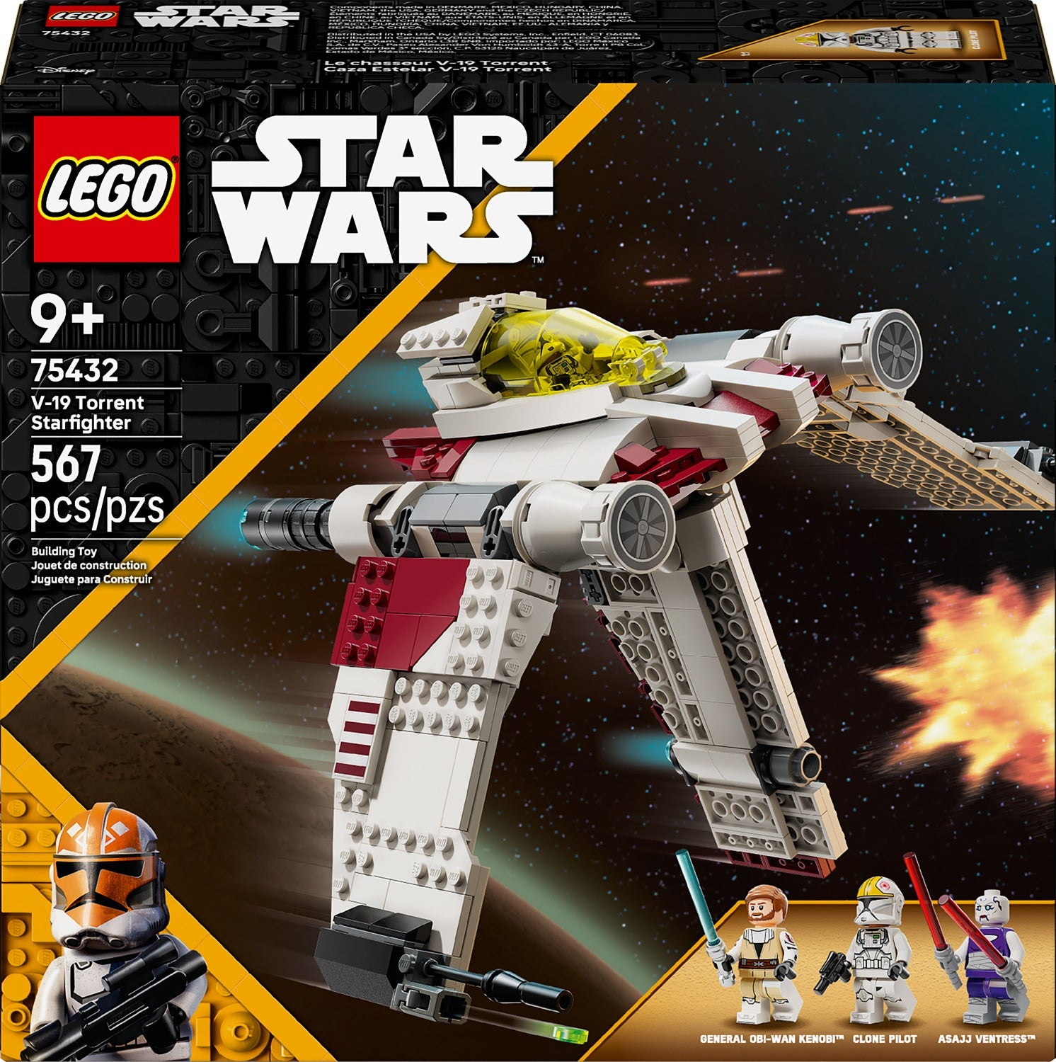 LEGO STAR WARS V-19 Torrent Starfighter – Dancing Bear Toys