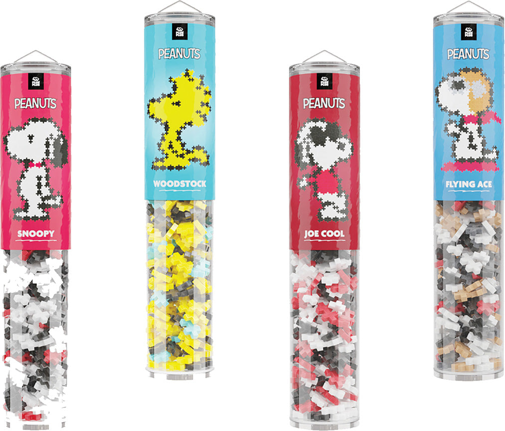 Plus-Plus Peanuts Puzzle By Number Tube