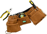 Kids Deluxe Tool Set with Leather Tool Belt & Safety Goggles
