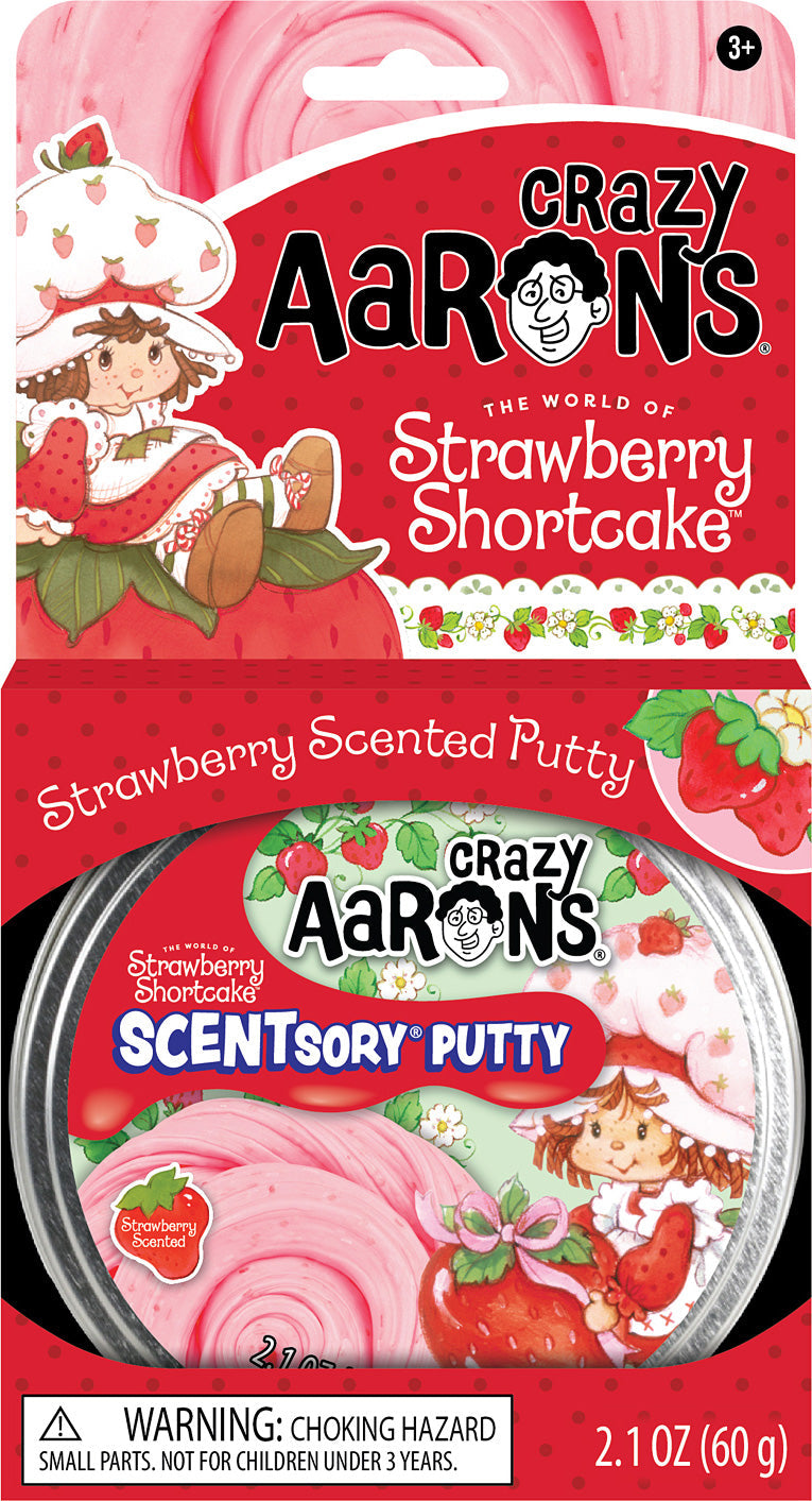 Crazy Aaron's Strawberry Shortcake SCENTsory Putty
