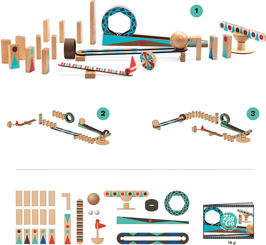 Zig & Go - 28 pcs Marble Run