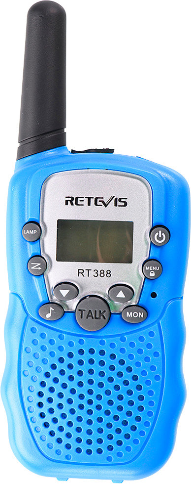 Retevis RT388 2 pcs Kids Walkie Talkies with Flashlight - Sky Blue