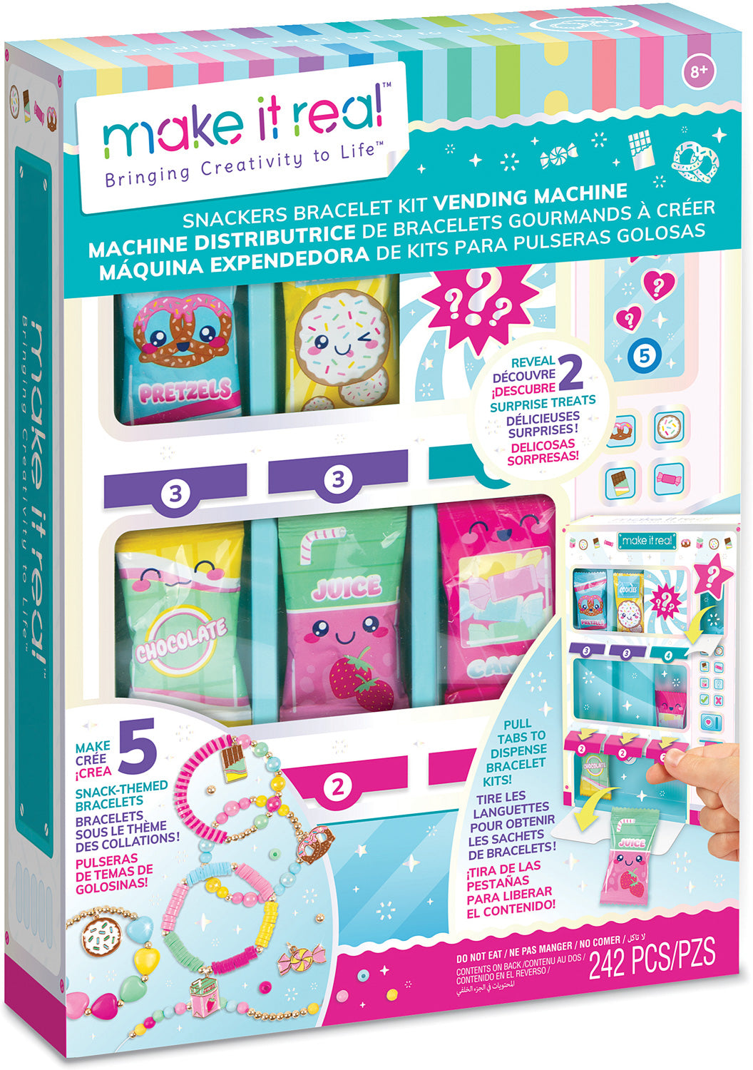 Snackers Bracelet Kit Vending Machine – Dancing Bear Toys