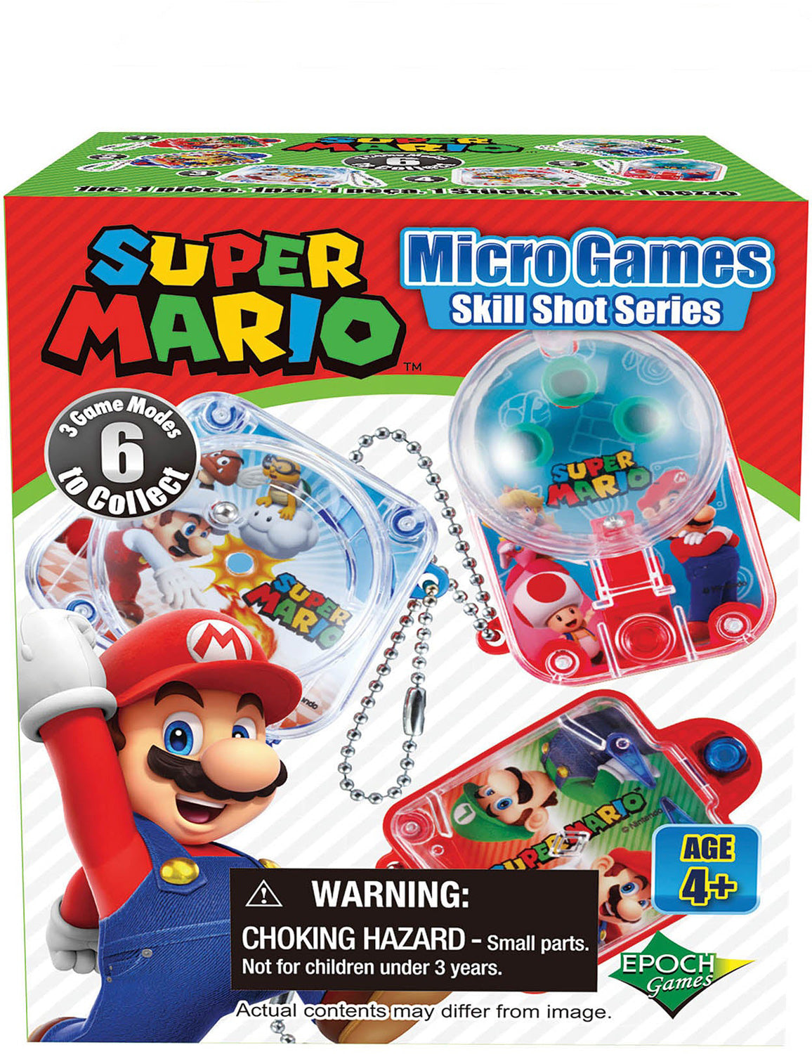 Super Mario Micro Games Skill Shot Series Blind Box Asst