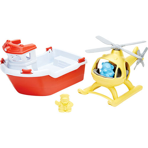 Rescue Boat & Helicopter