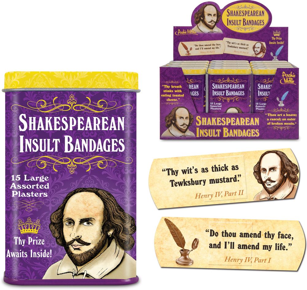 Shakespearean Insult Bandages