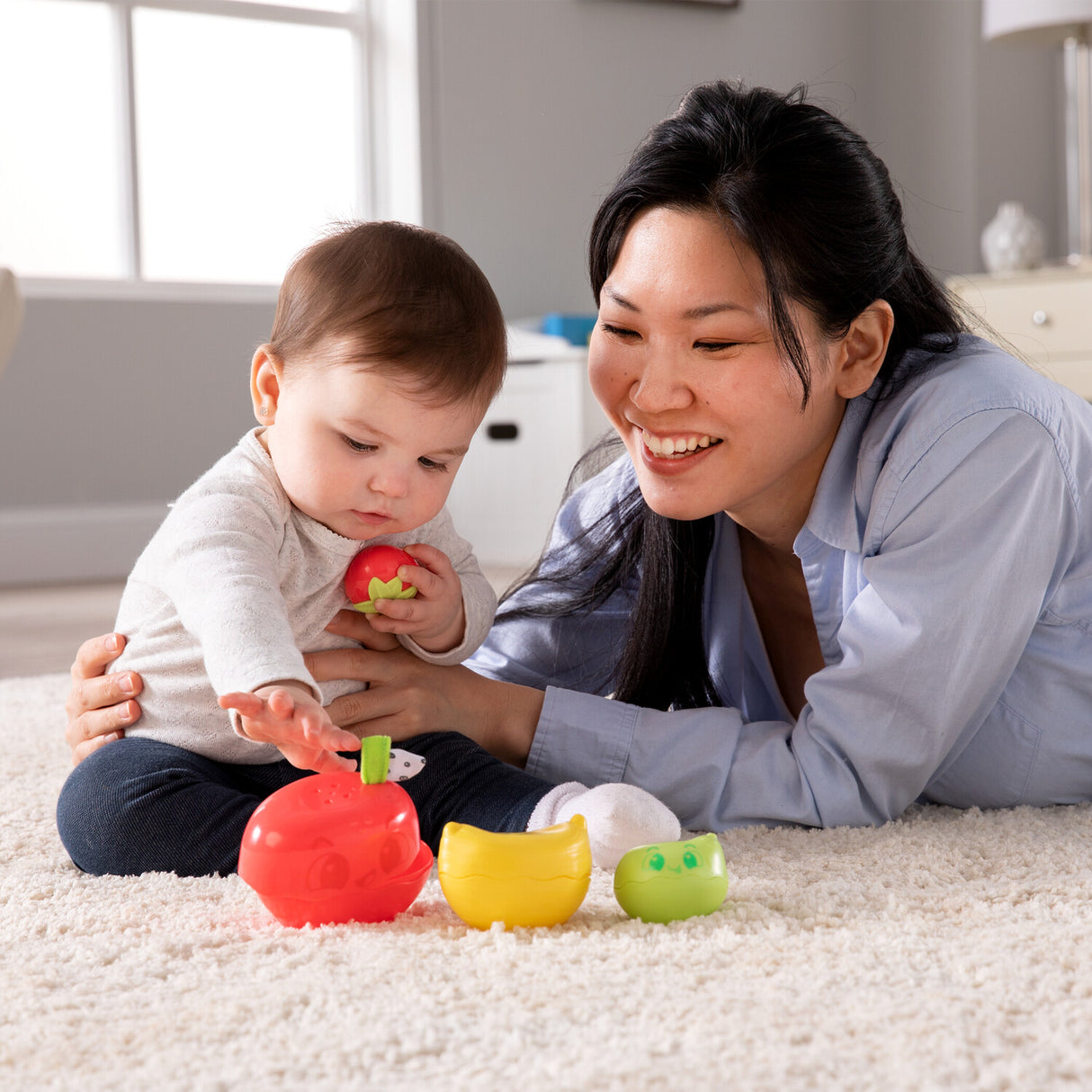 Lamaze Stack and Nest Fruit Pals