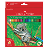 Triangular Clored EcoPencils 24pc