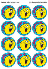 Ex-Squeeze Me! - Lemon Juice scent Retro Stinky Stickers® (24 ct.)