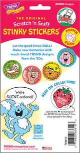 Happy Birthday - Whipped Cream scent Retro Stinky Stickers® (24 ct.)