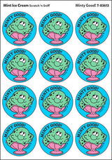 Minty Good! - Mint Ice Cream scent Retro Stinky Stickers® (24 ct.)