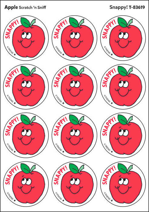 Snappy! - Apple scent Retro Stinky Stickers® (24 ct.)